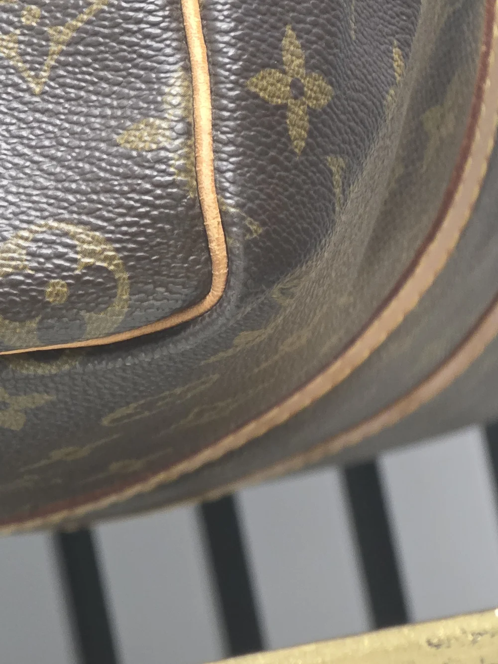 Louis Vuitton Brown Monogram Keepall 45 Travel Duffel